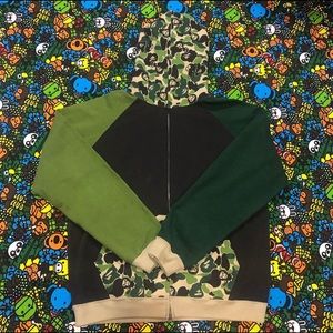 BABY MILO GREEN CAMO HOODIE